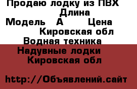 Продаю лодку из ПВХ Latimeria. › Длина ­ 3 › Модель ­ А-300 › Цена ­ 20 000 - Кировская обл. Водная техника » Надувные лодки   . Кировская обл.